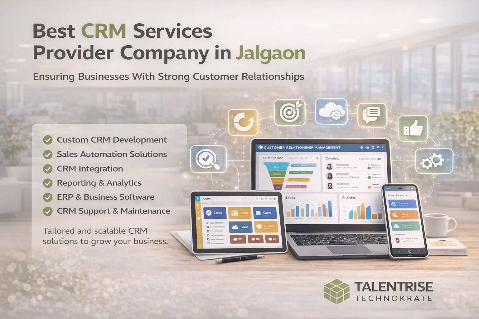 Best CRM services provider company in jalgaon